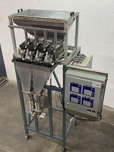 Used Actionpac 4-Lane Linear Netweigh Filler