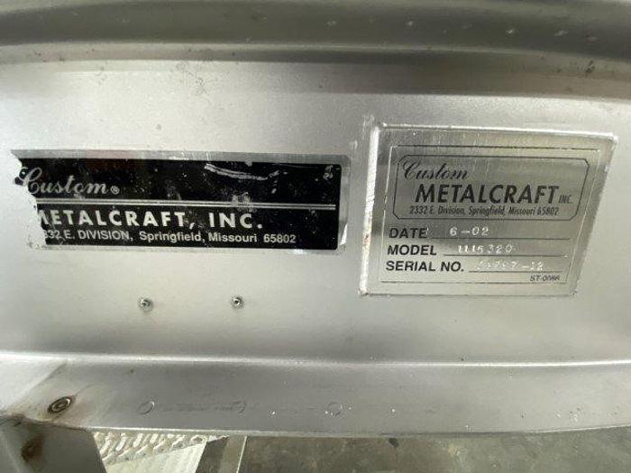 Used Metalcraft 8' x 2' Modular Belt Conveyor