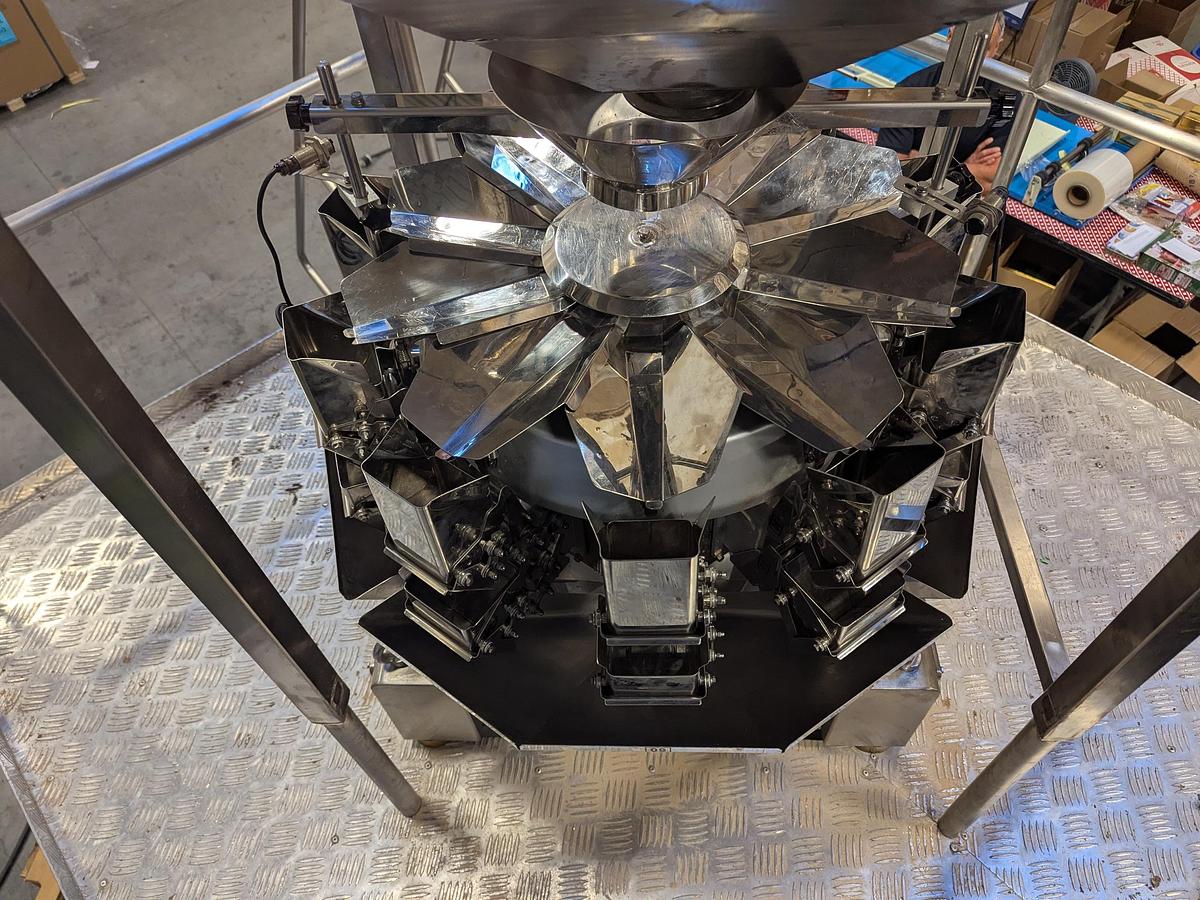 Used Matrix 916R Bagger with Platform and 10 Head Scale