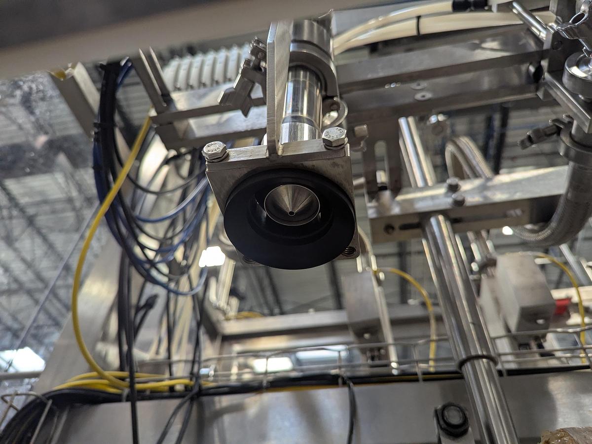 Used Promach 4 Head Pail Filling Line Including Filler, Capper & Date Coder