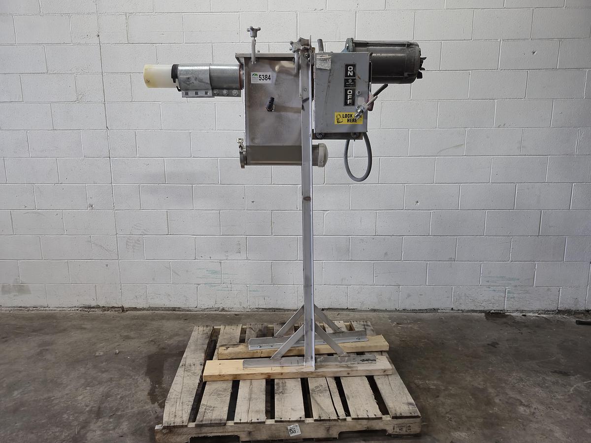 Used Flexicon Flexible Screw Conveyor Discharge Head & Drive