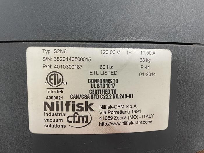 Used Nilfisk S2N6 Industrial Vacuum