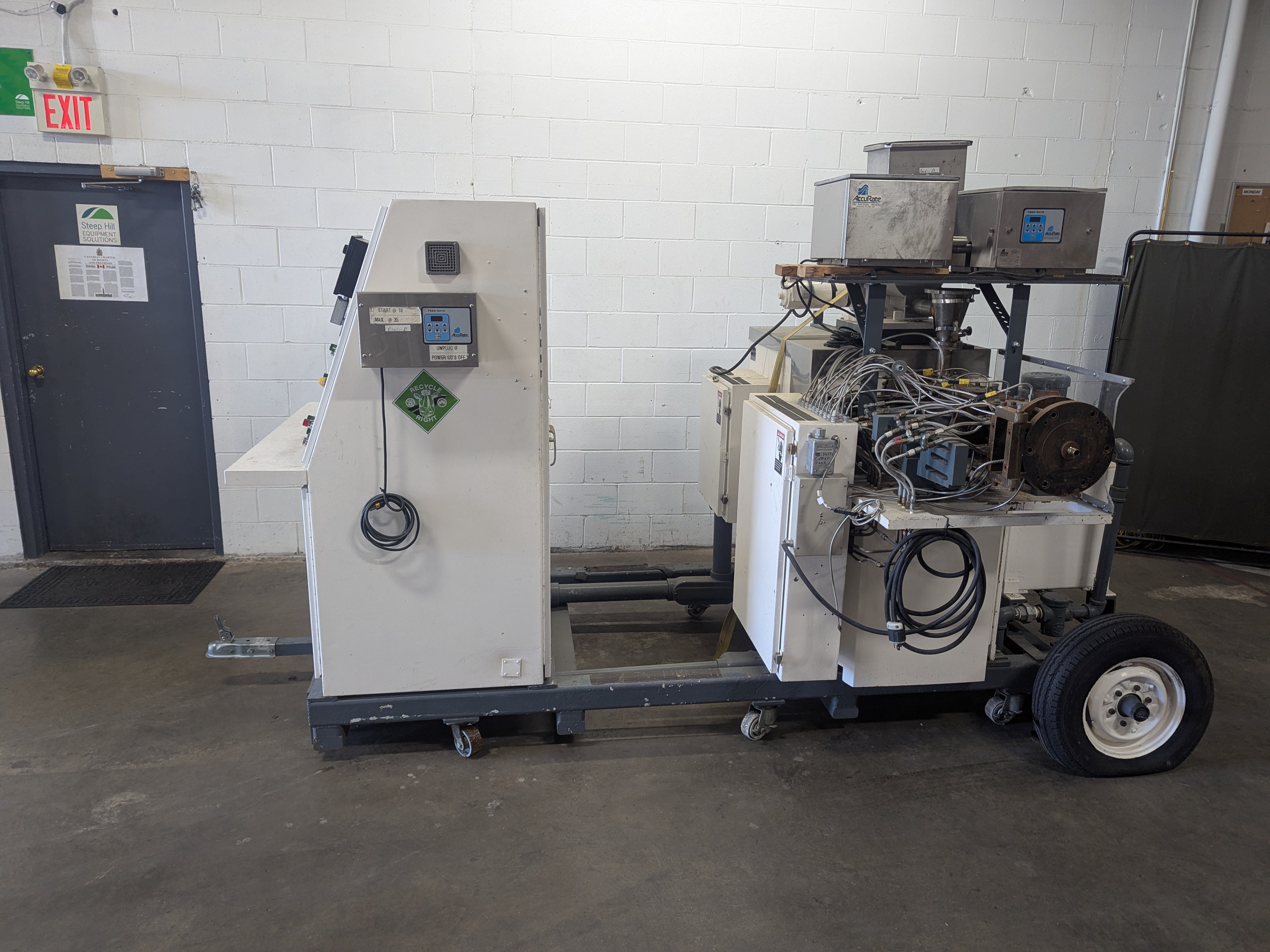 Used Baker Twin Screw Extruder