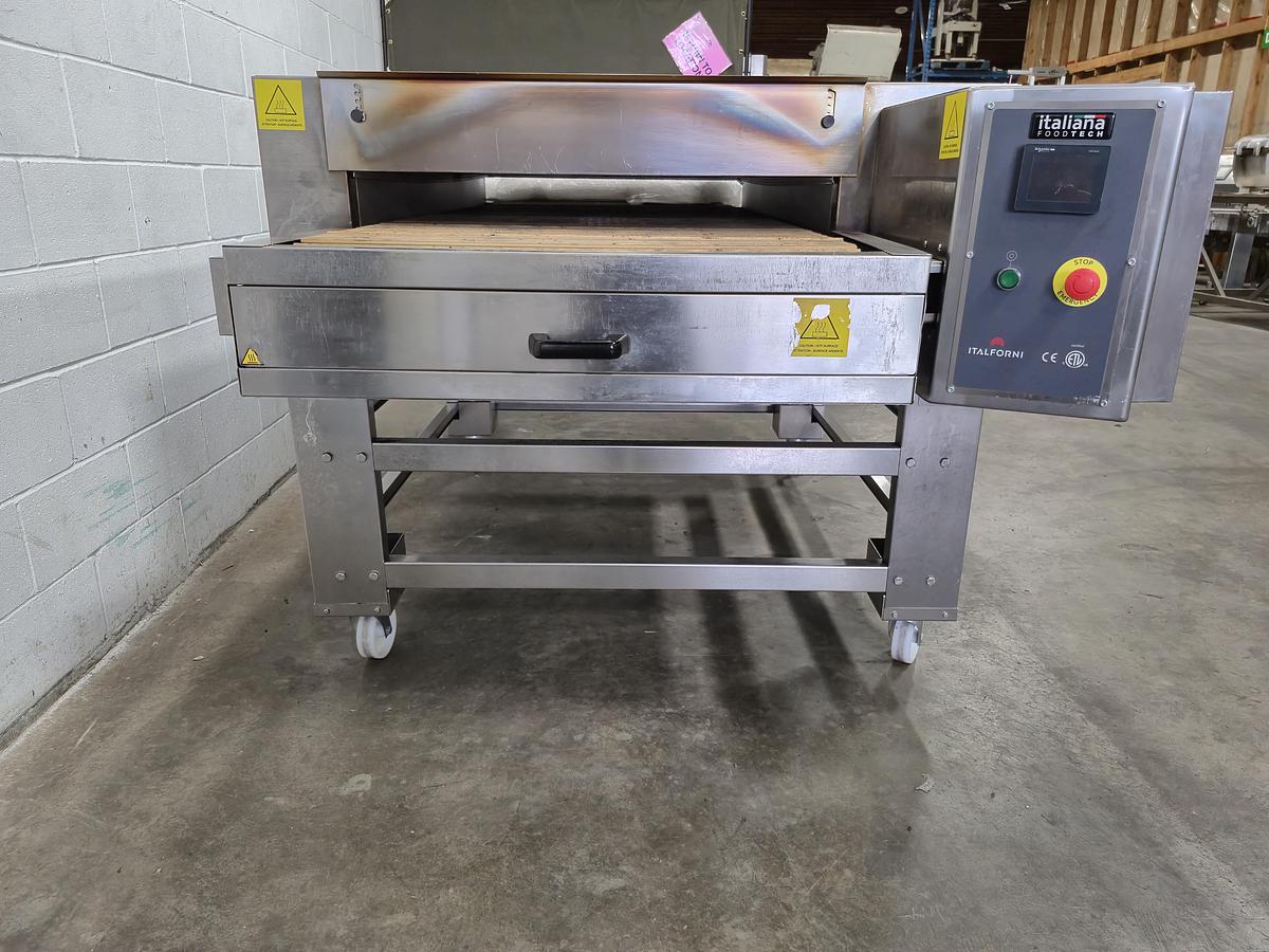 Used Italforni Tunnel Stone Electric Conveyor Oven