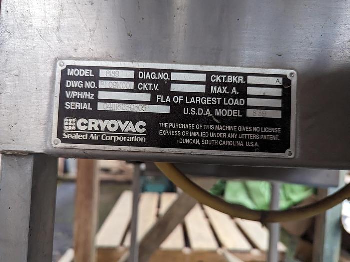 Used Cryovac Bag Loader