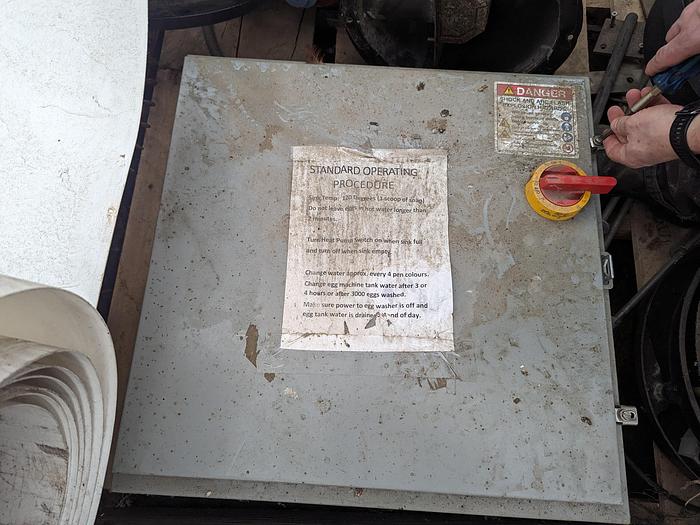 Used Kuhl Corp Egg Washer Conveyor