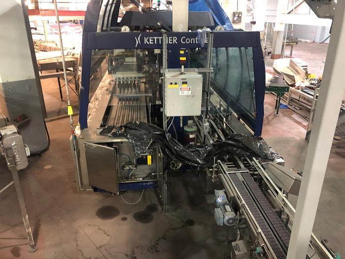 Used Kettner Contipac Rotary 24-Bottle Case Packer