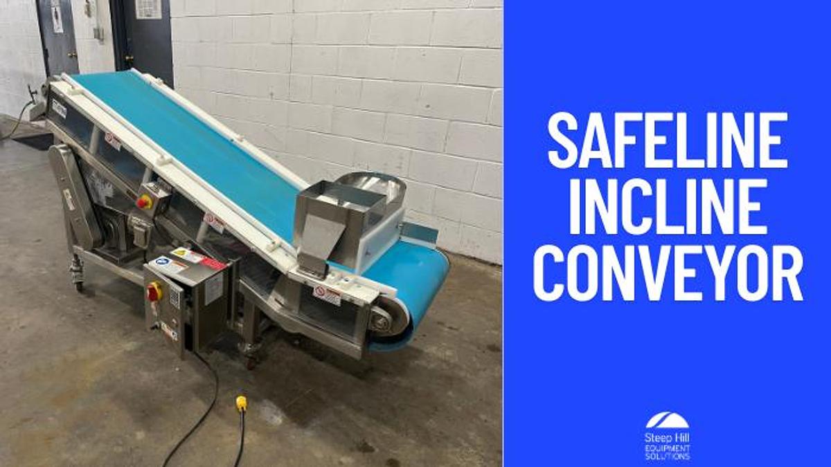 Used Safeline Incline Conveyor