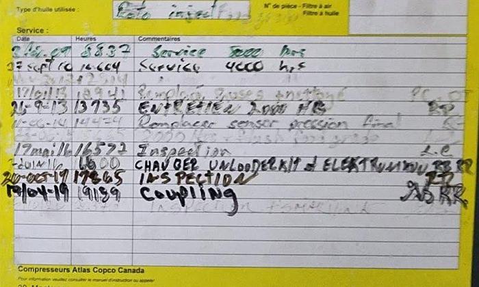 Used Atlas Copco GA110 Air Compressor