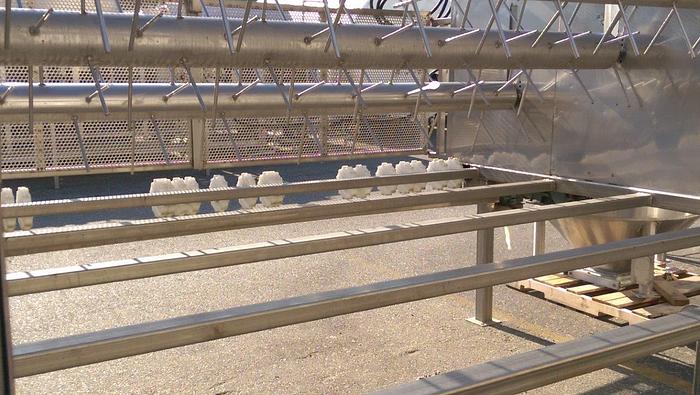 Used 10’ Wide SS Unloading Conveyor