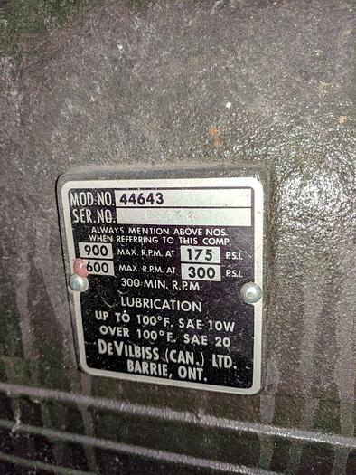 Used DeVilbiss 3HP Air Compressor