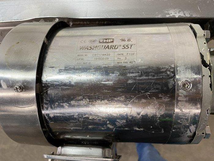 Used 15' Flat Belt Incline Conveyor