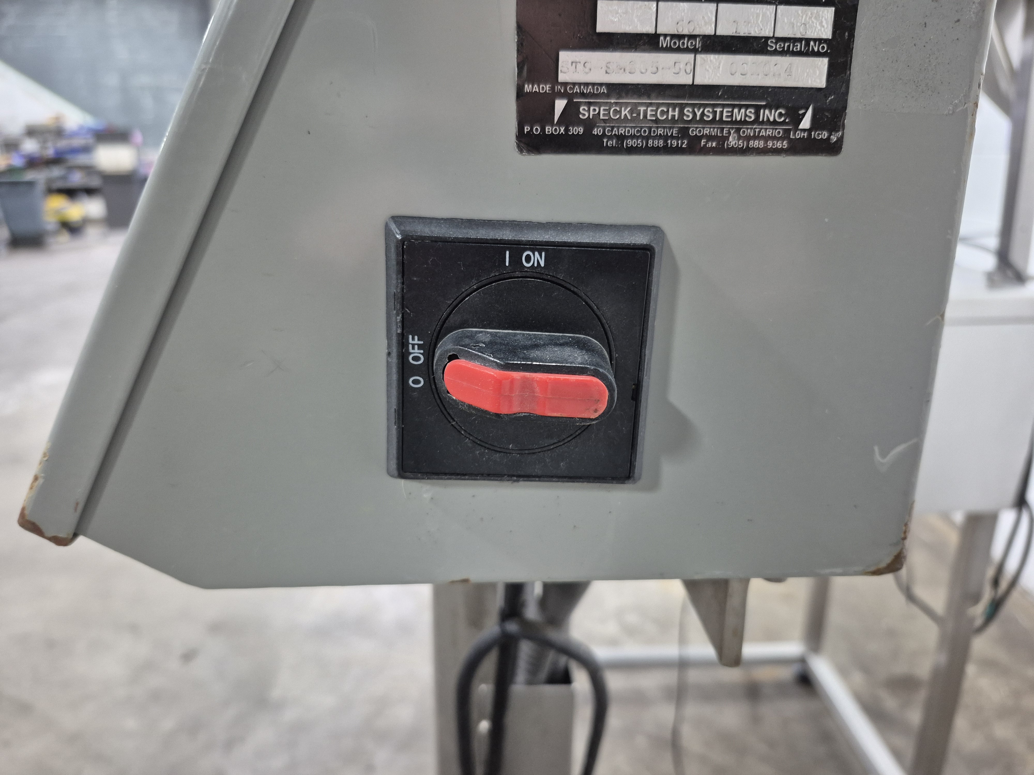 Used Speck-Tech STS SM-385/50 Tablet Counter (PARTS ONLY)