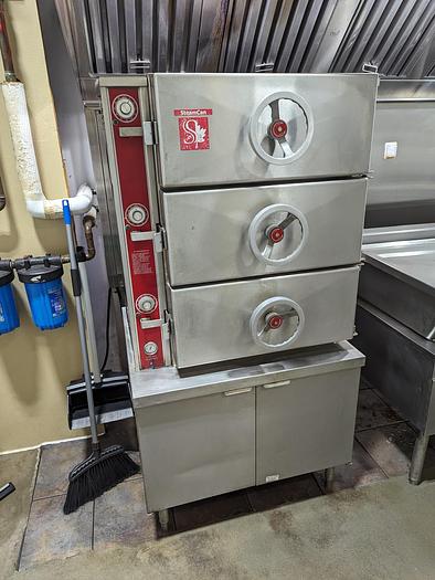 Used Crown Steam GC-3 Gas Pressure Steamer