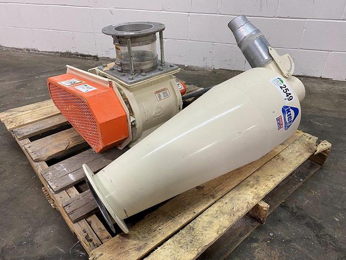 Used Kice VJ Rotary Airlock & Cyclone Collector