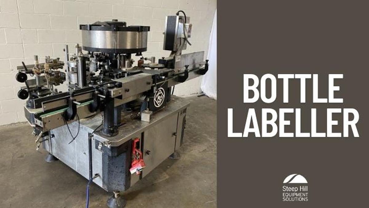 Used C&G Front & Back Bottle Labeller