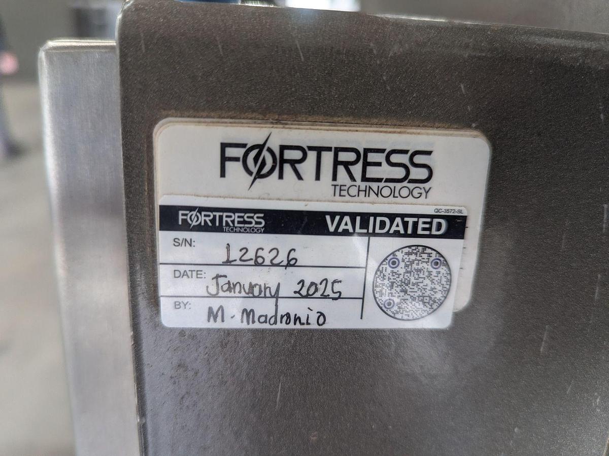 Used Fortress Phantom Metal Detector Conveyor