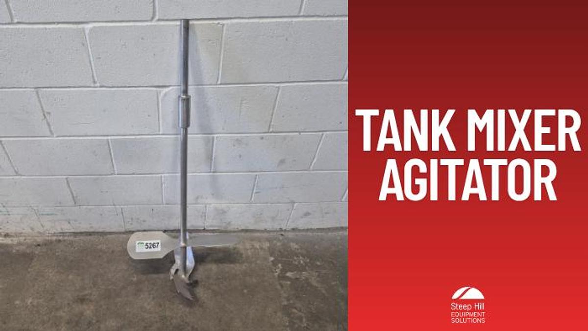 Used Tank Mixer Agitator