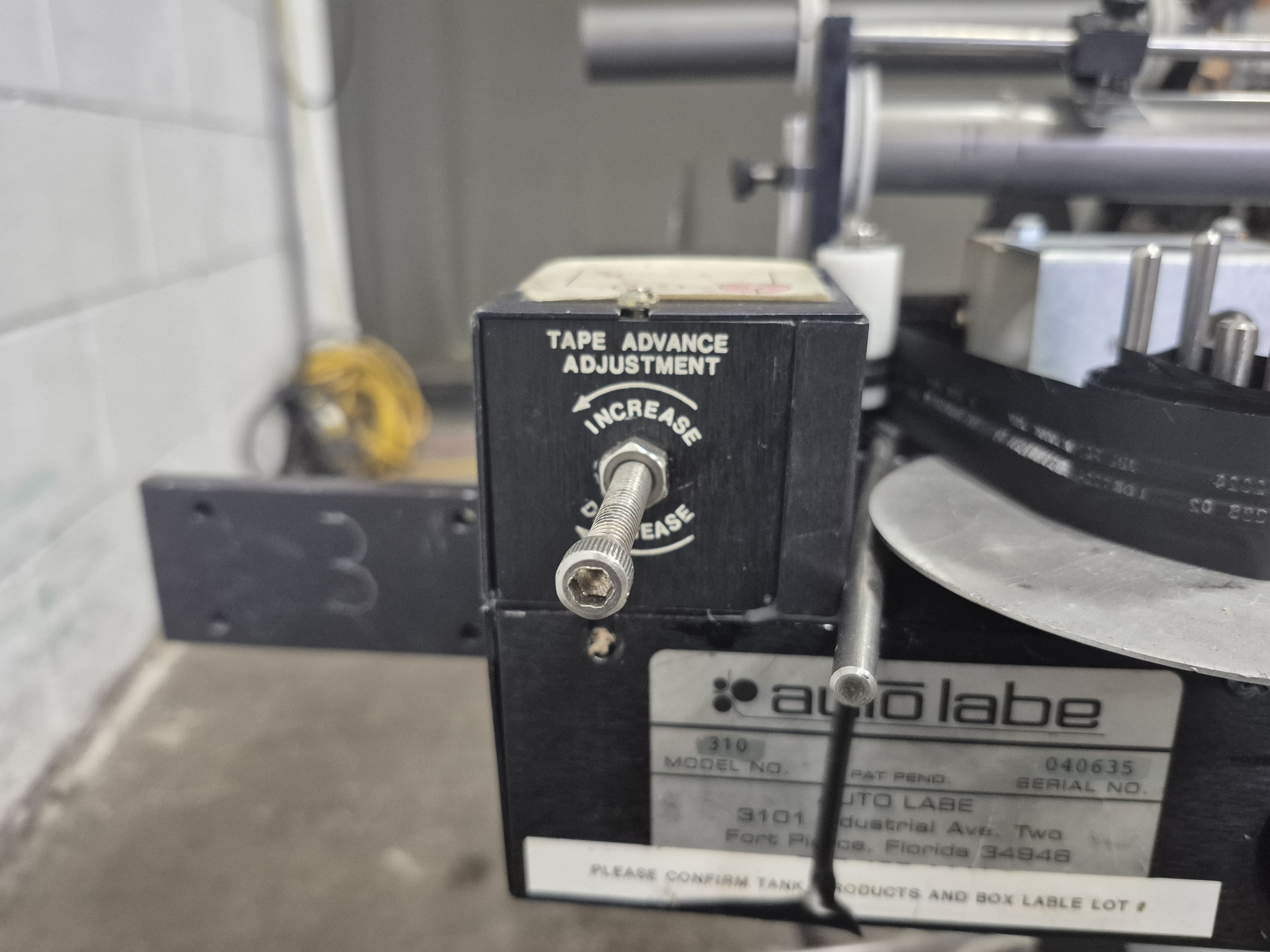 Used Auto-Labe Model 310 Hot Stamp Imprinter. 