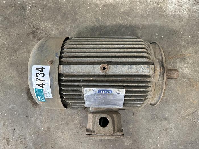 Used Leeson 10 HP Electric Motor