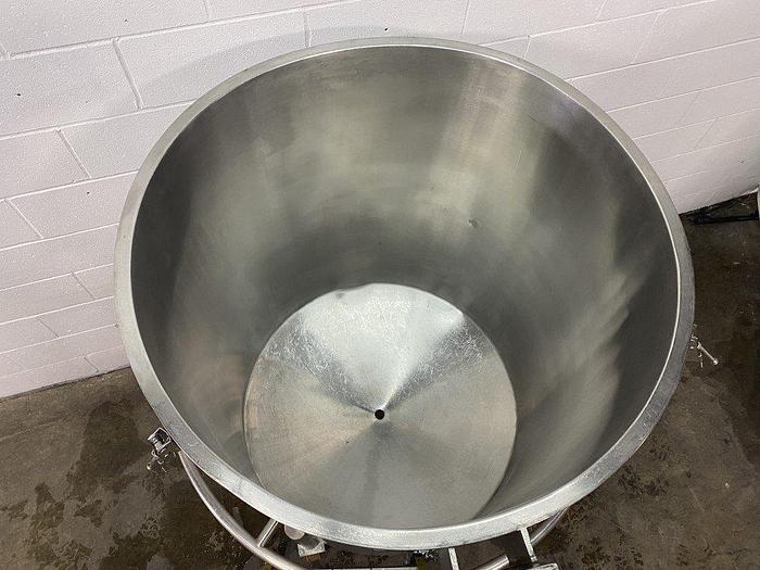 Used SS 180 Gallon Lidded Tank