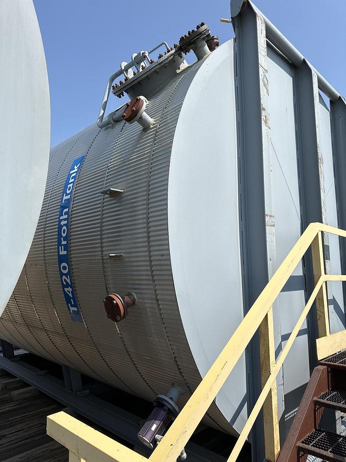 Used 400L BBL Double Wall Skidded Storage Tank