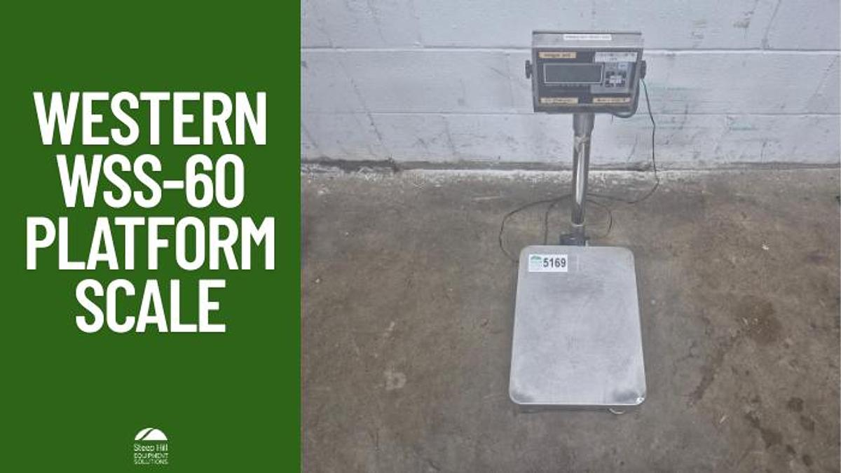 Used Western WSS-60 Platform Scale
