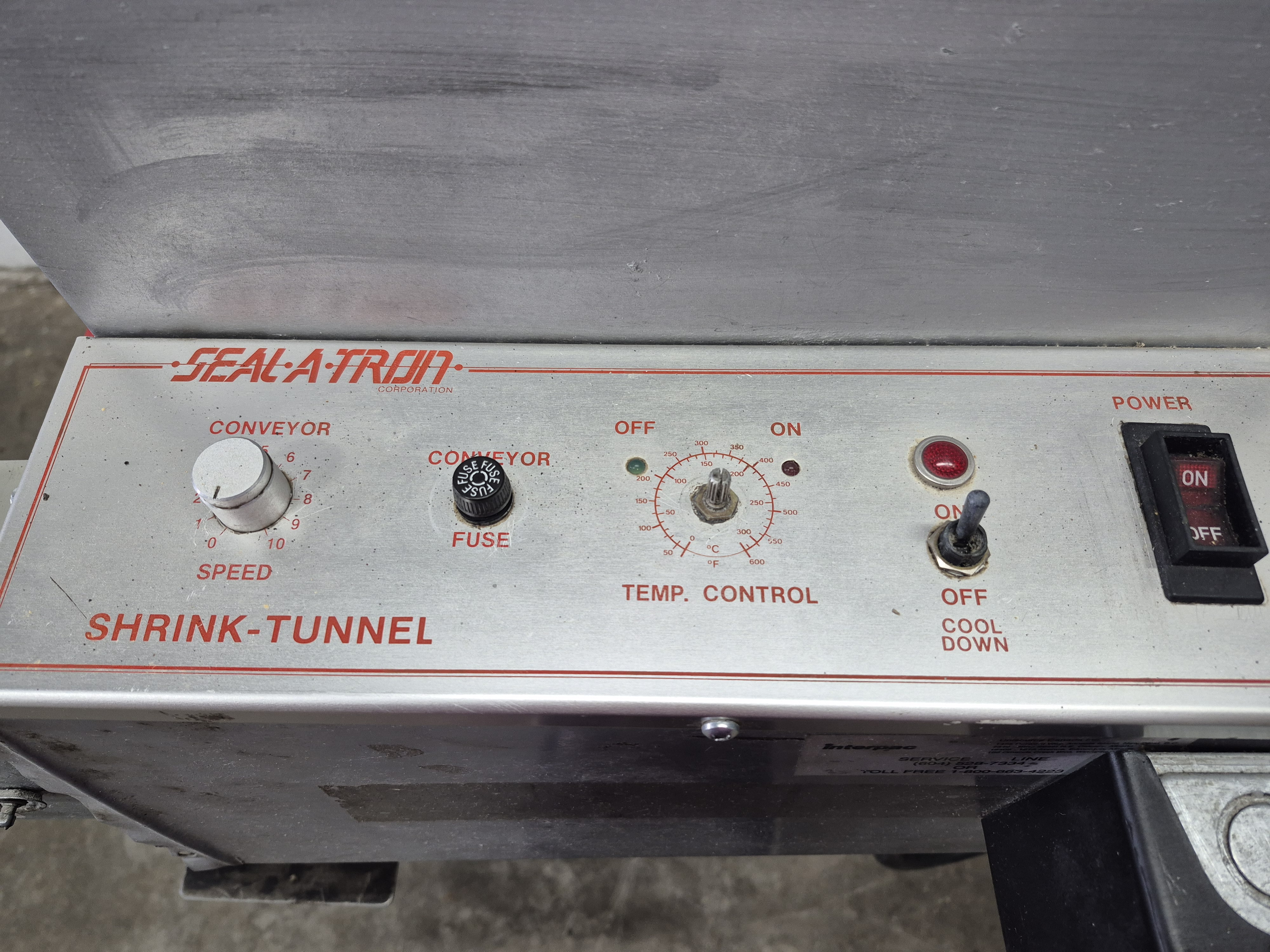 Used Seal-A Tron L-Bar Sealer