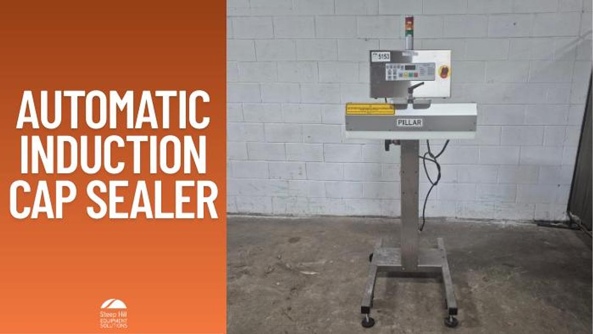 Used Pillar Technologies Unifoiler Automatic Induction Cap Sealer