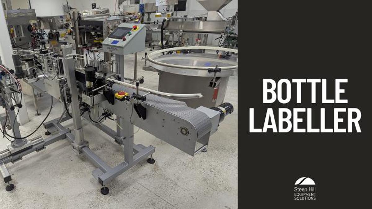 Used Autolabe Inline Bottle Labeller