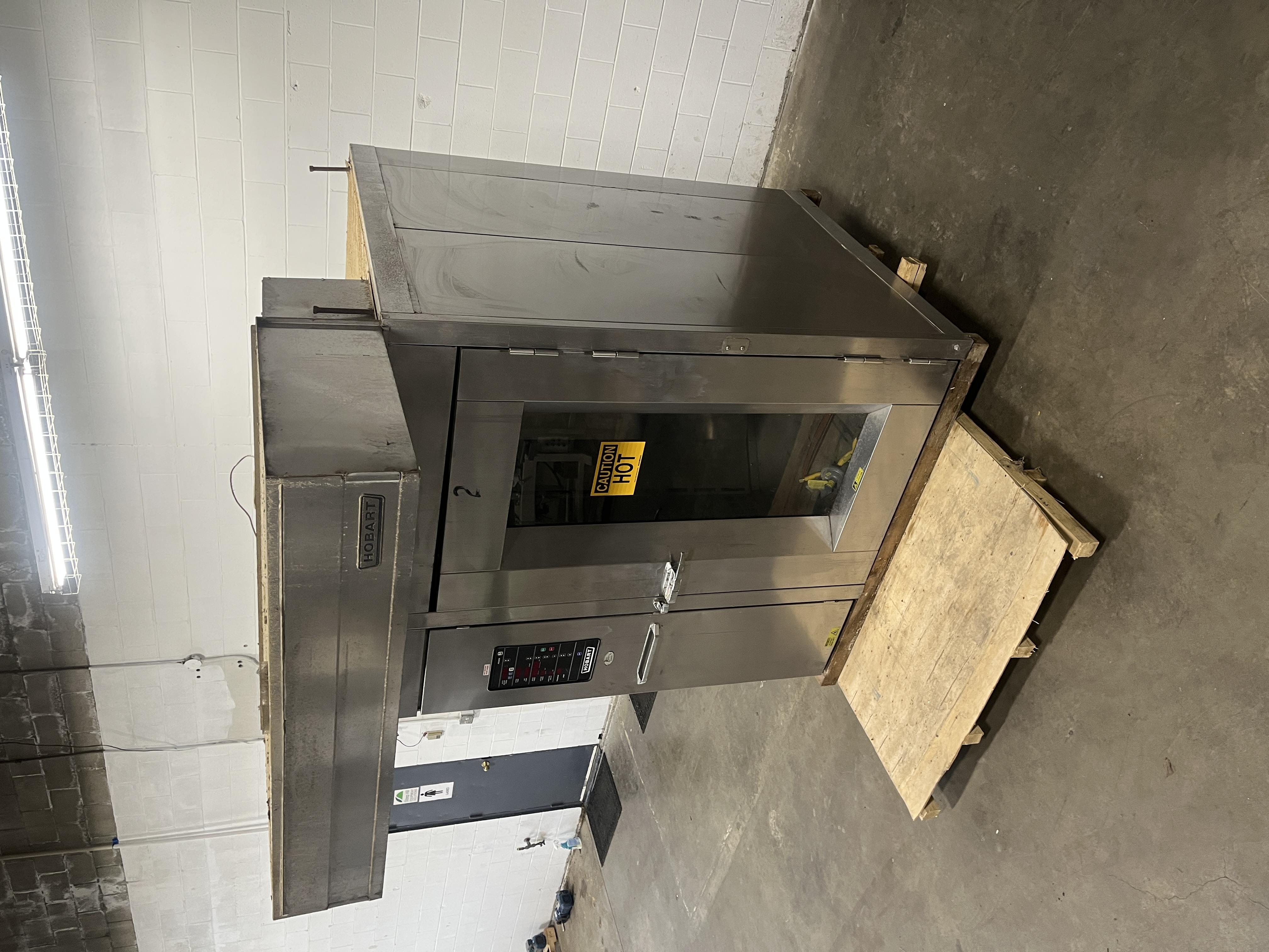 Used Hobart HBA2G Double-Rack Natural Gas Oven