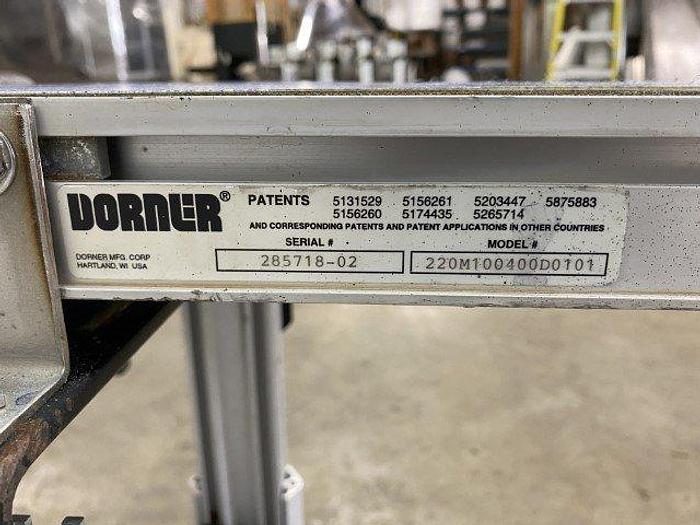Dorner 2200 Series 4' Conveyor