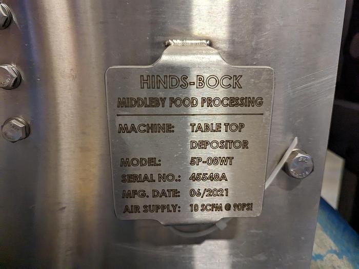 Used Hinds-Bock Tabletop Depositor 5P-08WT