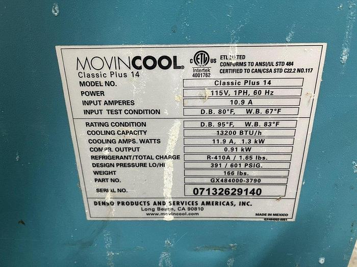 Used MovinCool Classic Plus 14 AC