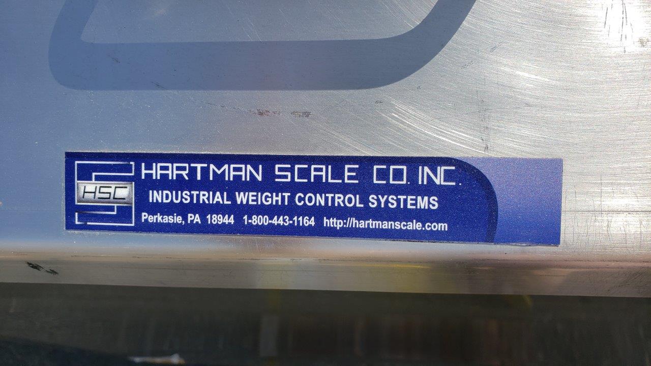 Used Stainless Steel Hopper with Vibratory Feeder on Load Cells