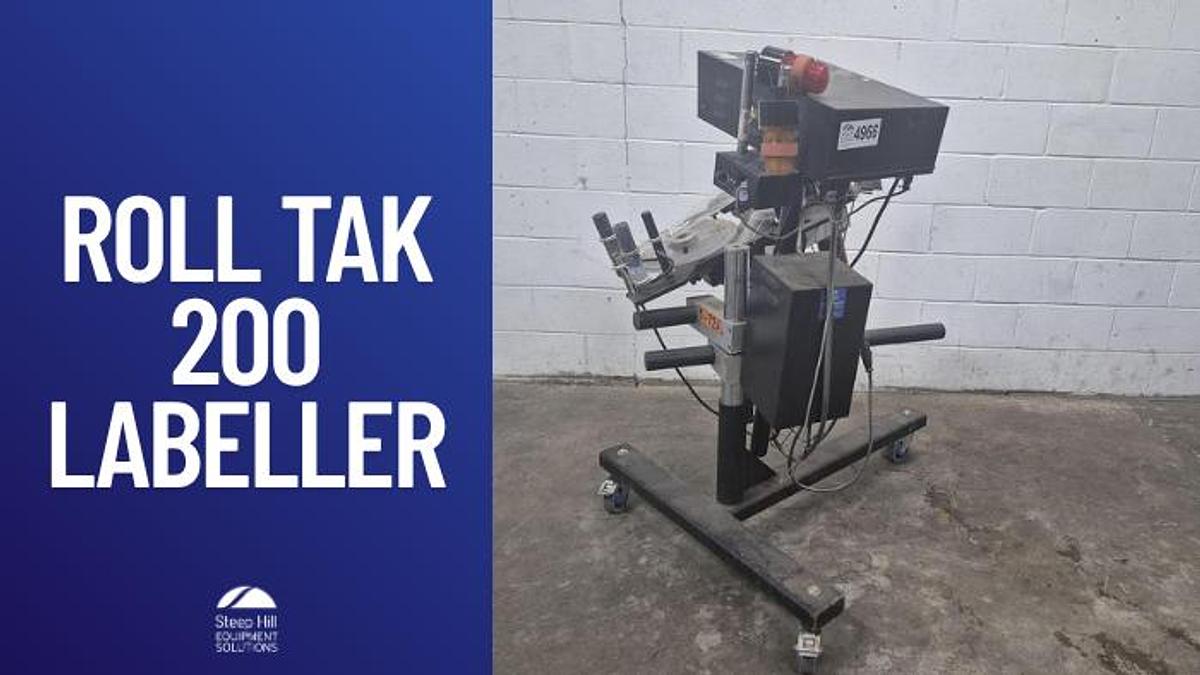 Used Superior SMS Roll Tak 200 Labeller