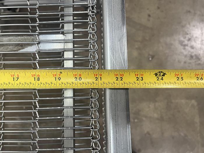 Used New Wave 6'L Wire Mesh Conveyor