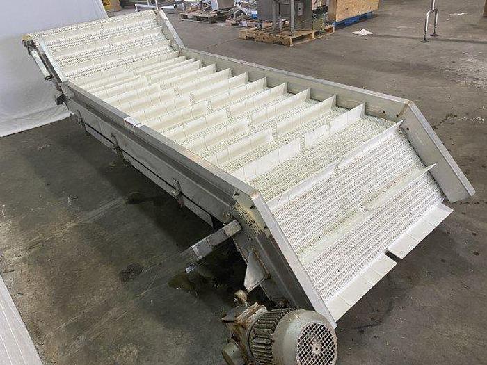 Used VWM Z-Style Flighted Conveyor