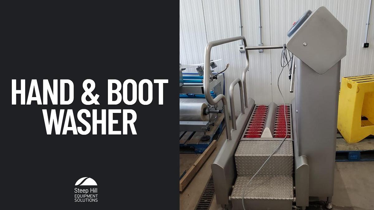 Used Nieros Hygi Control Turnstile Hand & Boot Washer