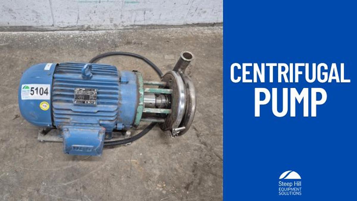Used Tri-Clover C318 Sanitary Centrifugal Pump