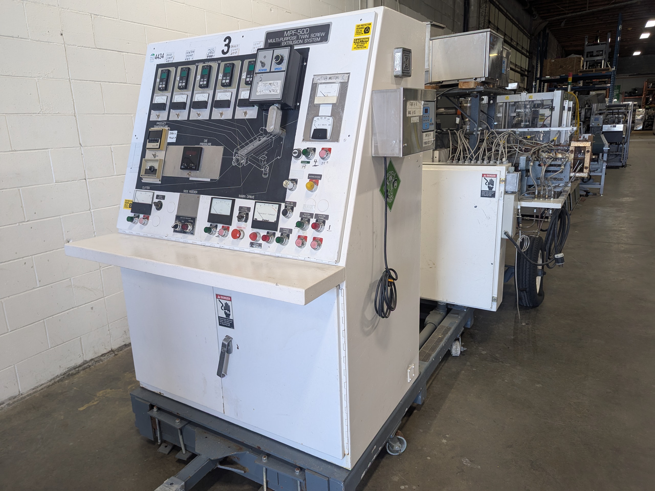Used Baker Twin Screw Extruder