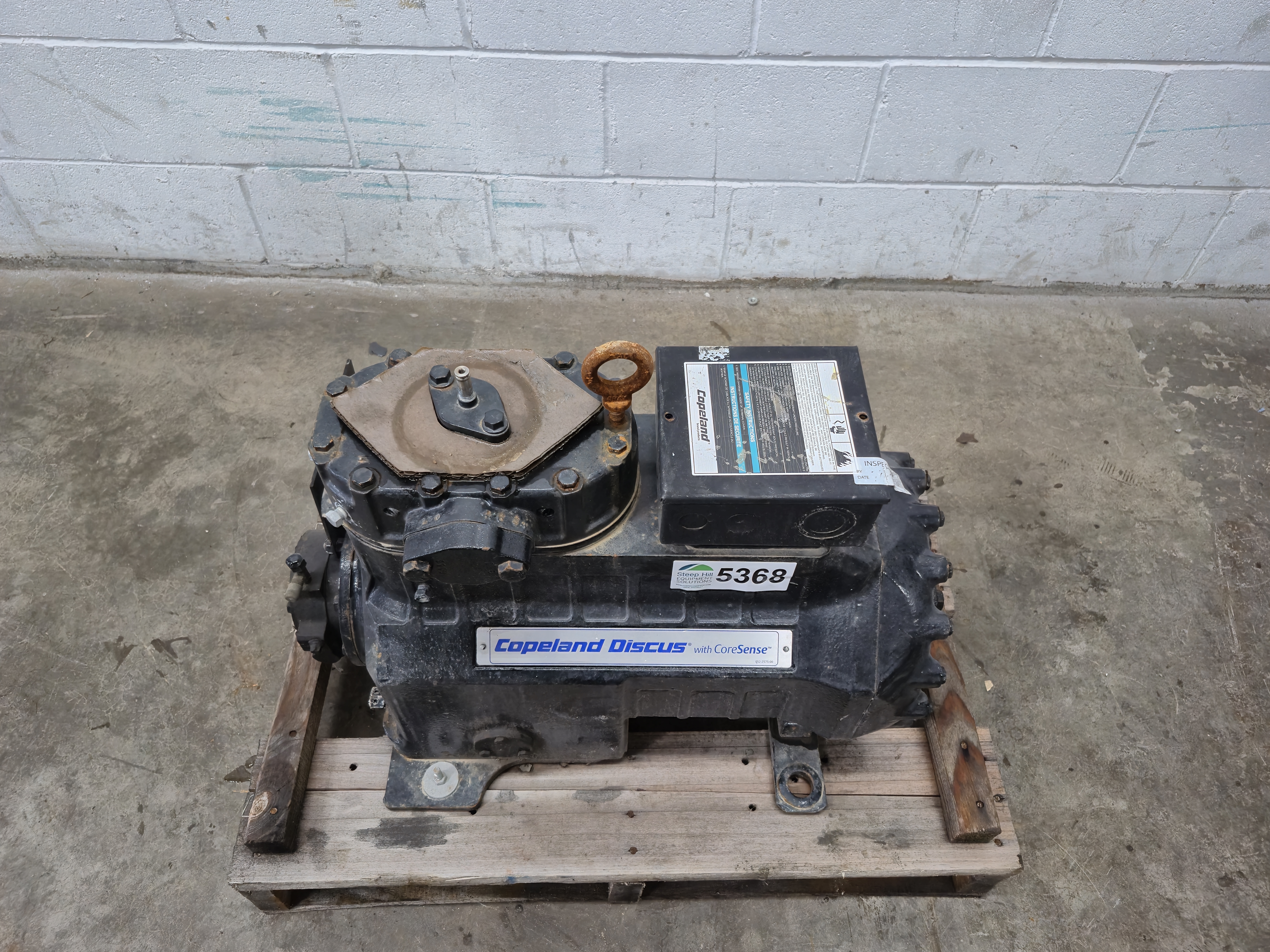 Used Copeland Discus 3DSDR17ML-TFE-C41 Semi-Hermetic Compressor 