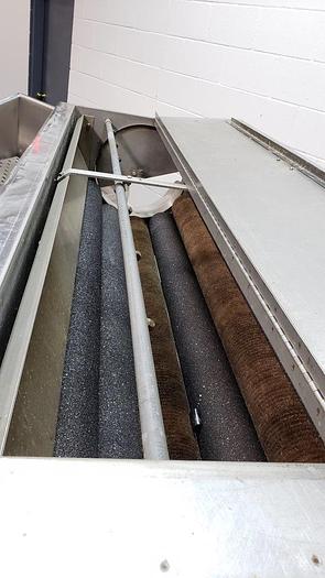 Used Vanmark 6-Roll Abrasive Peeler/Scrubber/Washer