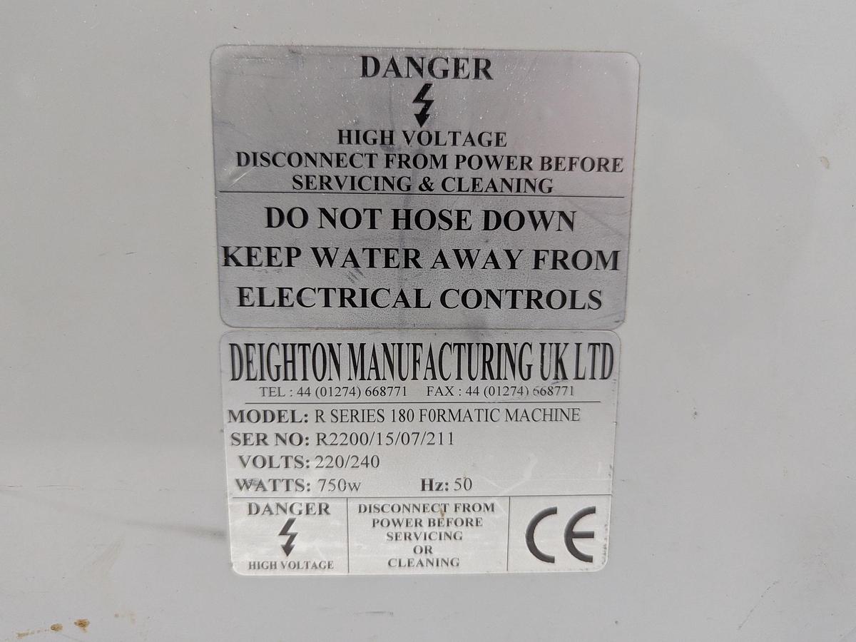 Used Deighter R180 Formatic Despositor