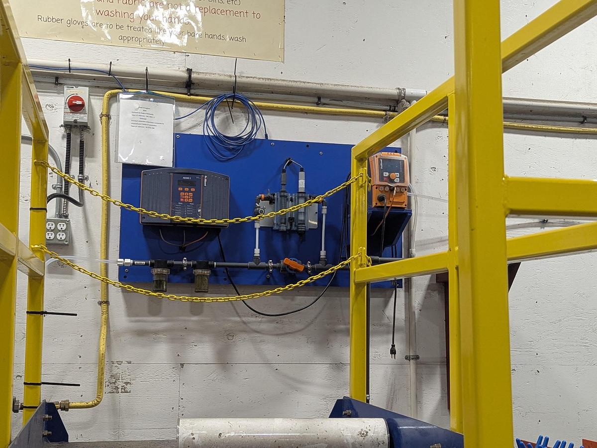 Used Van Wamel Tree Fruit Sorting and Packing Line