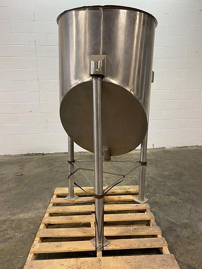 Used 90 Gallon SS Slope-Bottom Tank