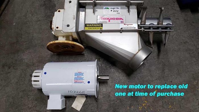 Used Flexicon Flexible Screw Conveyor with Hopper