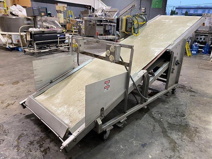 Used 13' L Incline Conveyor