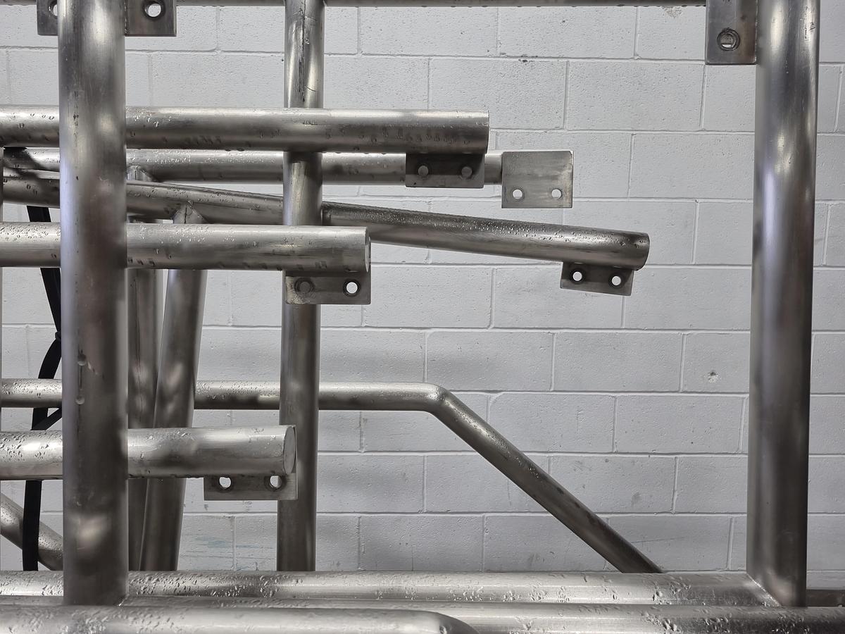 Used Stainless Steel Platform & Stairs