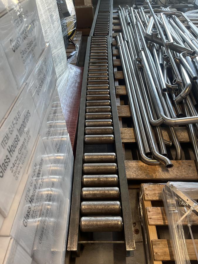 Used 2 Univeyor Gravity Roller Conveyors